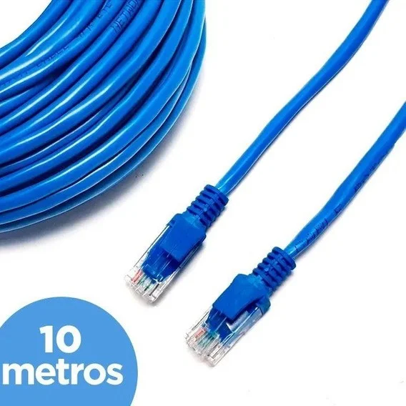 Cabo de Rede Ethernet Cat6 10mts Cod: 3486